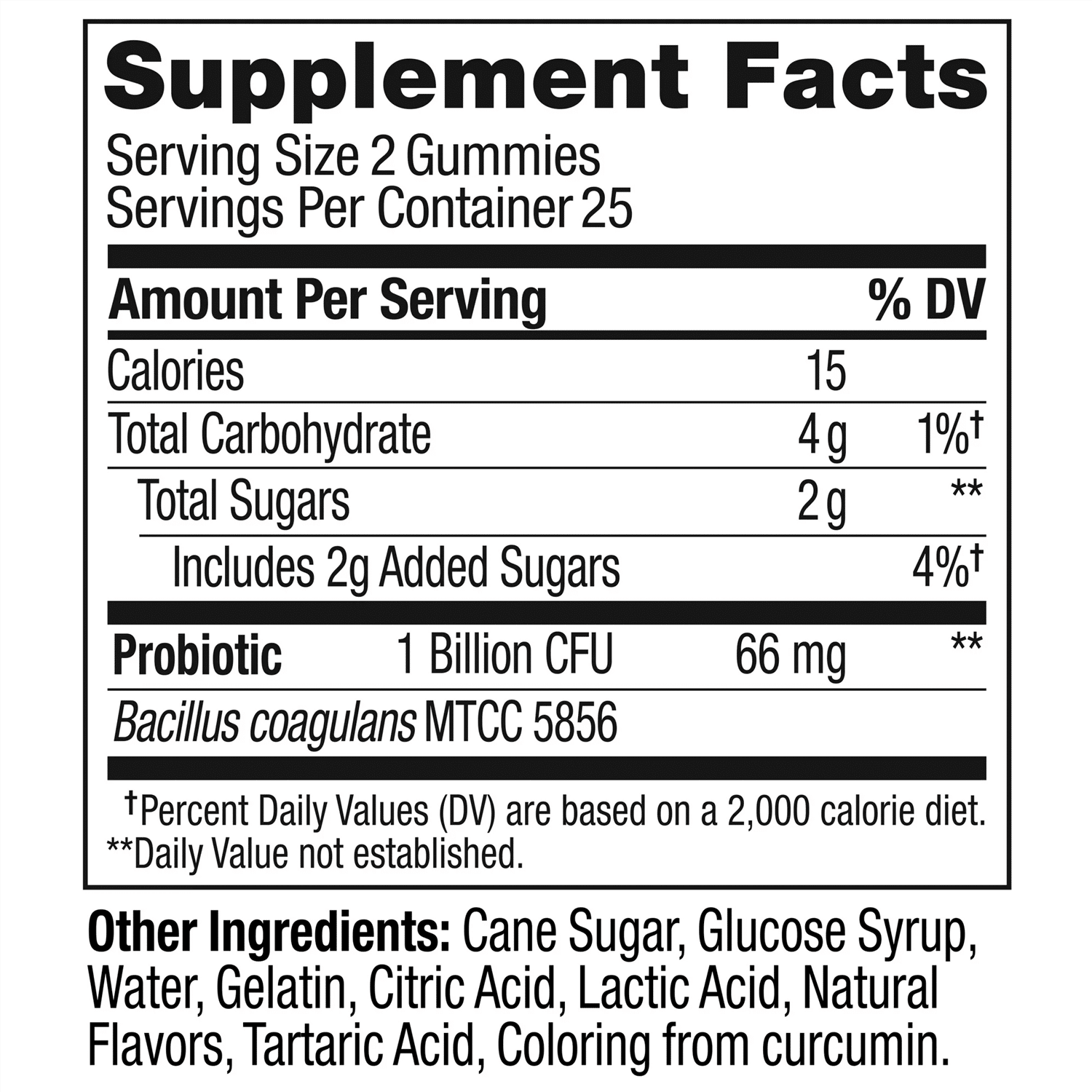 OLLY Probiotic Gummy, Immune & Digestive Health, Probiotic Supplement, Mango, 50 Ct - Imagen 2