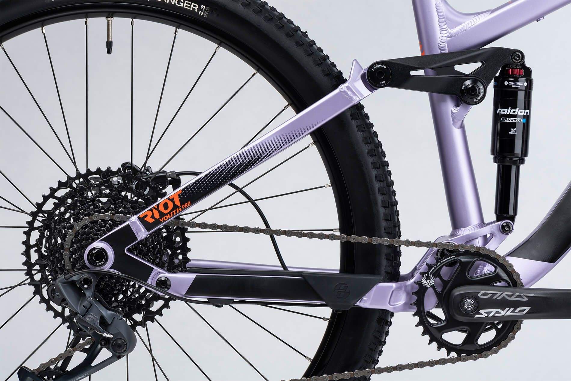 Bicicleta Ghost Riot Youth Pro AL U 2025 - Imagen 2